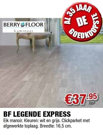Promoties Bf legende express - Berry Floor - Geldig van 15/06/2011 tot 30/06/2011 bij Cevo Market