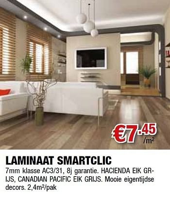 Promoties Laminaat smartclic - Huismerk - Cevo - Geldig van 15/06/2011 tot 30/06/2011 bij Cevo Market