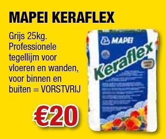 Promoties Keraflex - Mapei - Geldig van 15/06/2011 tot 30/06/2011 bij Cevo Market