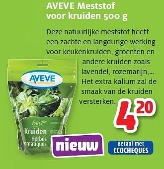 Promoties Meststof voor kruiden - Huismerk - Aveve - Geldig van 22/06/2011 tot 02/07/2011 bij Aveve