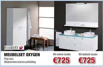 Promoties Meubelset oxygen - Allibert - Geldig van 01/07/2011 tot 31/07/2011 bij Cevo Market