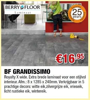 Promoties Bf grandissimo - Berry Floor - Geldig van 01/07/2011 tot 31/07/2011 bij Cevo Market