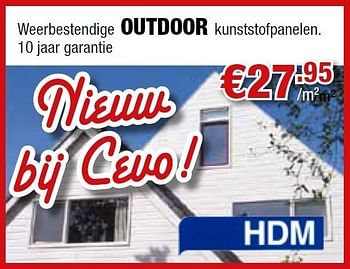 Promoties Weerbestendige outdoor kunststofpan - HDM - Geldig van 01/07/2011 tot 31/07/2011 bij Cevo Market