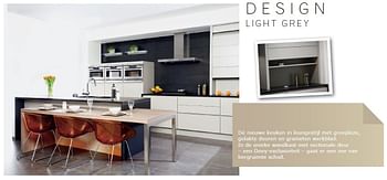 Promoties Design light grey - Huismerk - Dovy Keukens - Geldig van 01/07/2011 tot 31/08/2011 bij Dovy Keukens