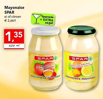 Promotions Mayonaise Spar - Produit Maison - Supra - Valide de 07/07/2011 à 16/07/2011 chez Supra