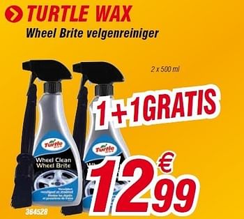 Promotions Wheel brite velgenreiniger - Turtle wax - Valide de 18/07/2011 à 13/08/2011 chez Auto 5
