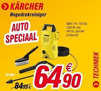 Promotions Hogedrukreiniger - Kärcher - Valide de 18/07/2011 à 13/08/2011 chez Auto 5