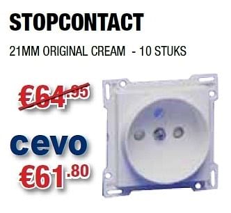 Promoties Stopcontact - Huismerk - Cevo - Geldig van 20/07/2011 tot 31/07/2011 bij Cevo Market