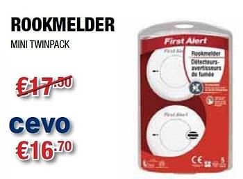 Promoties Rookmelder - Huismerk - Cevo - Geldig van 20/07/2011 tot 31/07/2011 bij Cevo Market
