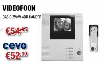 Promotions Videofoon - Produit maison - Cevo - Valide de 20/07/2011 à 31/07/2011 chez Cevo Market