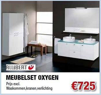 Promoties Meubelset oxygen - Allibert - Geldig van 01/08/2011 tot 17/08/2011 bij Cevo Market