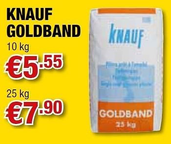 Promoties Knauf goldband - Knauf - Geldig van 01/08/2011 tot 17/08/2011 bij Cevo Market