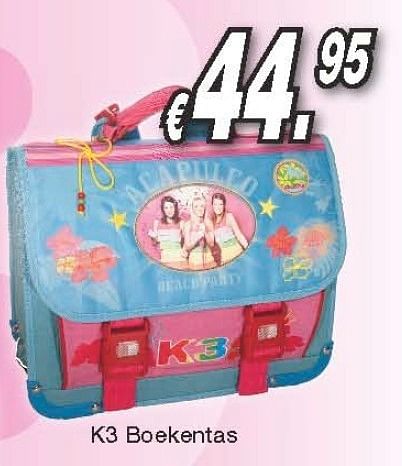 K3 boekentas 2024