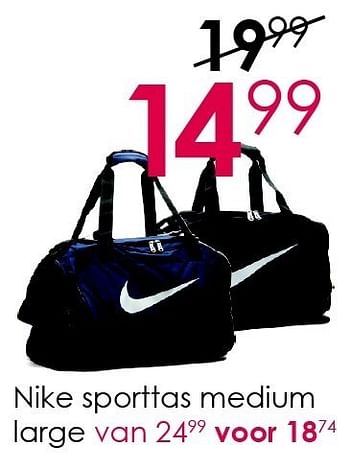 bladzijde bekennen commentator NIKE Nike sporttas medium large - Promotie bij Scapino