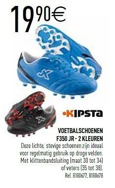 Promoties Voetbalschoenen f350 jr 2 kleuren - Kipsta - Geldig van 10/08/2011 tot 09/09/2011 bij Decathlon