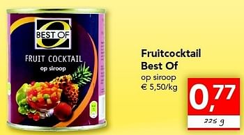 Promoties Fruitcocktail best of - Best of - Geldig van 18/08/2011 tot 27/08/2011 bij Supra