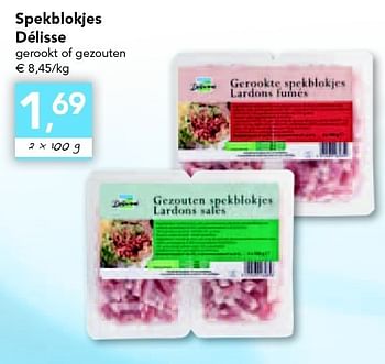 Promoties Spekblokjes délisse - Huismerk - Supra - Geldig van 18/08/2011 tot 27/08/2011 bij Supra