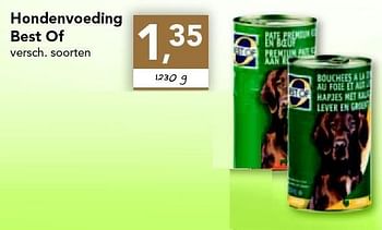 Promoties Hondenvoeding best of - Best of - Geldig van 18/08/2011 tot 27/08/2011 bij Supra