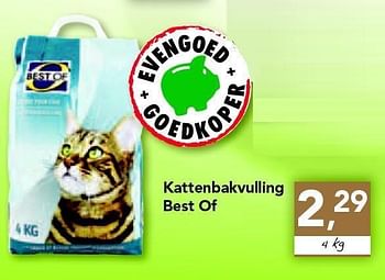 Promoties Kattenbakvulling best of - Best of - Geldig van 18/08/2011 tot 27/08/2011 bij Supra