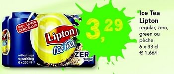 Promotions Ice tea lipton - Lipton - Valide de 18/08/2011 à 27/08/2011 chez Supra