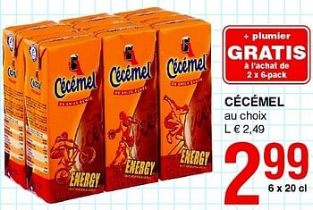 Promotions Cecemel energy - Cecemel - Valide de 18/08/2011 à 31/08/2011 chez Spar (Colruytgroup)