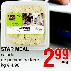 Promotions Star meal salade - Star Meal - Valide de 18/08/2011 à 31/08/2011 chez Spar (Colruytgroup)