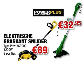 Promotions Elektrische graskant snijder pow xg3002 - Powerplus - Valide de 18/08/2011 à 07/09/2011 chez Cevo Market