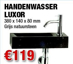 Promoties Handenwasser luxor - Huismerk - Cevo - Geldig van 18/08/2011 tot 07/09/2011 bij Cevo Market