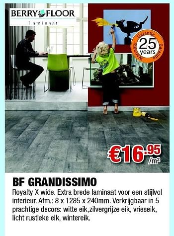 Promoties Bf grandissimo - Berry Floor - Geldig van 18/08/2011 tot 07/09/2011 bij Cevo Market
