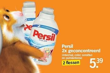 Promotions Persil 2x geconcentreerd - Produit Maison - Albert Heijn - Valide de 22/08/2011 à 28/08/2011 chez Albert Heijn