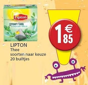 Promoties Lipton thee - Lipton - Geldig van 23/08/2011 tot 04/09/2011 bij Champion