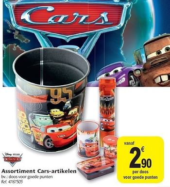 Promotions Assortiment cars-artikelen - Cars - Valide de 24/08/2011 à 03/09/2011 chez Carrefour