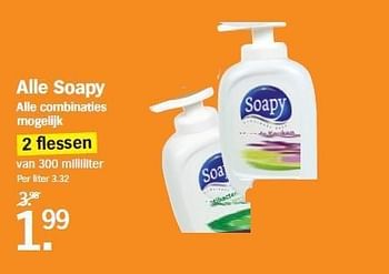 Promoties Alle soapy - Soapy - Geldig van 29/08/2011 tot 04/09/2011 bij Albert Heijn
