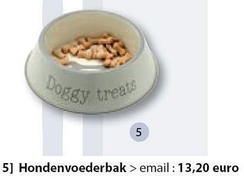 Promoties Hondenvoederbak - Huismerk - Deba Meubelen - Geldig van 04/09/2011 tot 31/03/2012 bij Deba Meubelen
