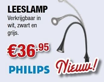 Promoties Leeslamp - Philips - Geldig van 08/09/2011 tot 21/09/2011 bij Cevo Market