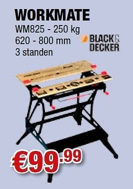 Promoties Workmate - Black & Decker - Geldig van 08/09/2011 tot 21/09/2011 bij Cevo Market