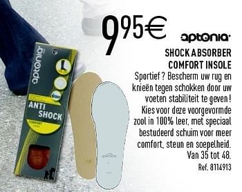Promoties Shock absorber comfort insole - Optonia - Geldig van 11/09/2011 tot 01/10/2011 bij Decathlon