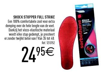 Promoties Shock stopper full strike - Sorbothone - Geldig van 01/10/2011 tot 15/10/2011 bij Decathlon