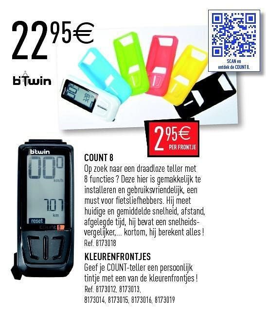 Compteur btwin best sale count 8