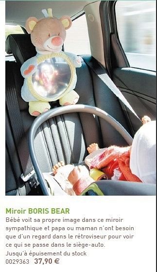 Promotion Premaman Miroir Boris Bear Produit Maison Premaman Jouets Valide Jusqua 4 Promobutler