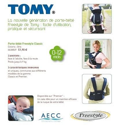 tomy porte bebe freestyle