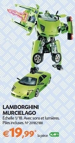 Transformers Lamborghini murcielago - En promotion chez Fun