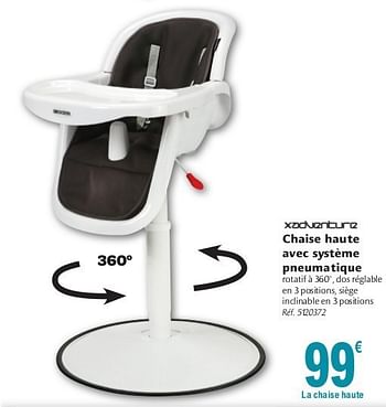 Promotion Carrefour Chaise Haute Avec Systeme Pneumatique Adventure Bebe Et Grossesse Valide Jusqua 4 Promobutler