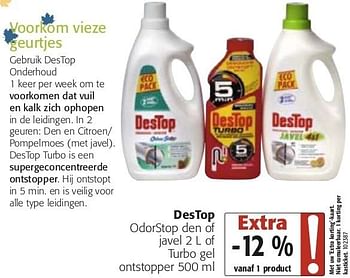 Destop Ontstopper Turbo Gel 500 ml