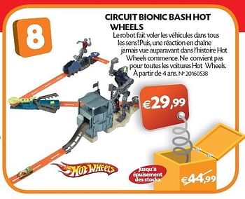 Promotions Circuit bionic bash hot wheels - Hot Wheels - Valide de 25/10/2011 à 30/10/2011 chez Fun