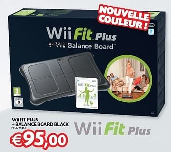 Promotions Wii fit plus + balance board black - Nintendo - Valide de 25/10/2011 à 07/11/2011 chez Fun