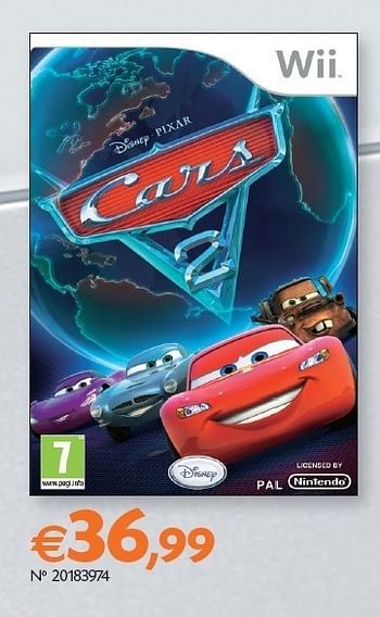 Promotions Cars - Disney Interactive - Valide de 25/10/2011 à 07/11/2011 chez Fun