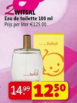 Kan niet Luik Publicatie Zwitsal Zwitsal eau de toilette - Promotie bij Kruidvat