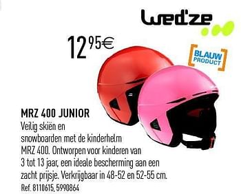 Promoties Mrz 400 junior - Wed'ze - Geldig van 26/10/2011 tot 12/11/2011 bij Decathlon