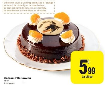 Produit Maison Carrefour Gateau D Halloween En Promotion Chez Carrefour